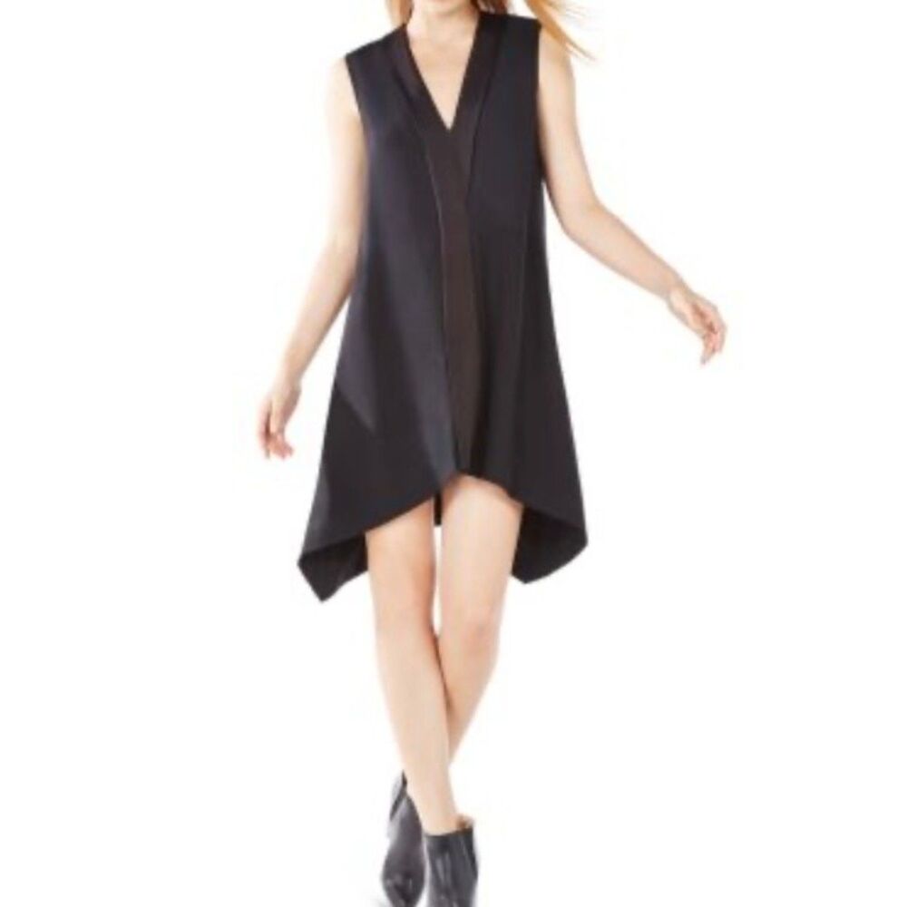 BCBGMaxAzria Abrianna sleeveless swing mini dress